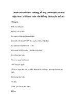 Thanh toán vốn bồi thường, hỗ trợ và tái định cư thuỷ điện Sơn LaThanh toán vốnHỗ trợ di chuyển mồ mả pdf