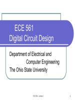 Digital Circuit Design-Lecture 1 pps