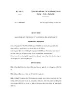 Quyết định 113/QĐ-BNV potx
