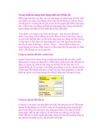 Tự tay thiết kế trang web riêng miễn phí (Phần III) doc