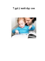 7 gợi ý nuôi dạy con pptx