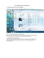 Thủ thuật Win7