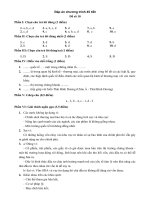 ĐÁP ÁN BÀI THI MÔN KINH TẾ QUỐC TẾ (Đề số 10) ppt