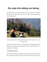 Du xuân trên những nẻo đường pot