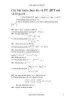 các bài toan chọn lọc về lô ga rit -mũ