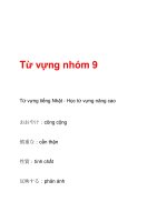 Từ vựng nhóm 9 doc