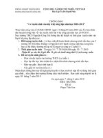 Thông báo tuyển sinh lớp 6 năm học 2010-2011