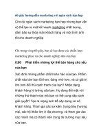 60 giây hướng dẫn marketing với ngân sách hạn hẹp ppsx