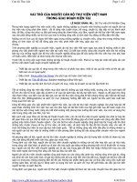 VAI TRÒ CỦA NGƯỜI CÁN BỘ THƯ VIỆN VIỆT NAM TRONG GIAI ĐOẠN HIỆN TẠI pot