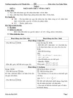 giáo án đại số 8 2 cột (09-10)