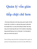 Quản lý vốn gián tiếp chặt chẽ hơn ppsx