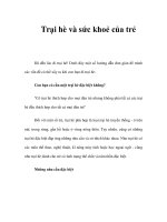 Trại hè và sức khoẻ của trẻ doc