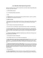 CÁC PHƯƠNG PHÁP KHÁM MẠCH MÁU ppt