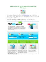 Chuyển file PDF sang Word
