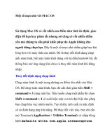 Một số mẹo nhỏ với MAC OS pps