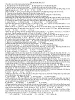 ĐỀ THI THỬ MÔN VẬT LÝ 2011 - ĐỀ SỐ 12 pdf