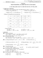 HÌNH HỌC KHÔNG GIAN - TÍCH VÔ HƯƠNG CUA HAI VECTƠ VÀ ƯNG DỤNG potx