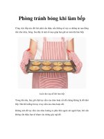 Phòng tránh bỏng khi làm bếp pdf