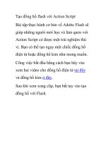Tạo đồng hồ flash với Action Script pptx