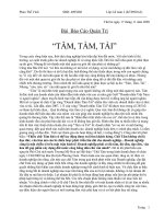 ba đức tính của con người lãnh đạo