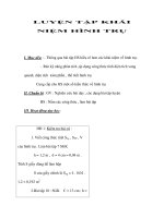 LUYỆN TẬP KHÁI NIỆM HÌNH TRỤ pot