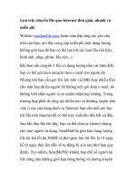 Lưu trữ, chuyển file qua Internet đơn giản, nhanh và miễn phí docx