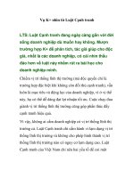 Vụ K+ nhìn từ Luật Cạnh tranh ppt