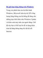 Bỏ giới hạn băng thông trên Windows pdf