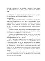 Chương 1:Những vấn đề lý luận chung về chất lợng tín dụng trung và dài hạn tại các ngân hàng thương mại potx