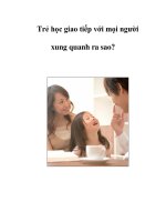 Trẻ học giao tiếp với mọi người xung quanh ra sao? pot