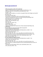 Cấu trúc đề thi môn HÓA 2010 (tuyển sinh ĐH, CĐ năm 2010)