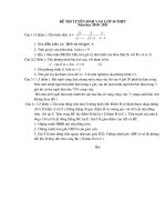 Đề thi vào lớp 10 năm 2010-2011