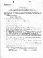 Đề thi môn kế toán tài chính doc