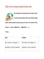 Cấu trúc song song trong câu pdf