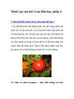 Mười vạn câu hỏi vì sao Hóa học, phần 4. pdf