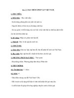 ĐẶC ĐIỂM SINH VẬT VIỆT NAM pptx