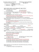 Đề Thi HKII Địa 11(A,B,C)-Trường THPT Châu Văn Liêm