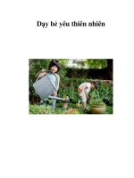 Dạy bé yêu thiên nhiên doc