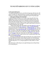 Tài nguyên khoáng sản và năng lượng potx