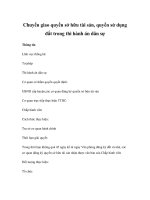 Chuyển giao quyền sở hữu tài sản, quyền sử dụng đất trong thi hành án dân sự pdf