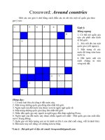 Trò chơi ô chữ: Around countries