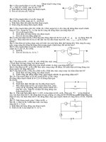 bài tập về đoạn mạch song song