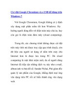 Cà i đặt Google Chromium và o USB để dùng trên Windows 7 doc