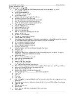 câu hỏi khí tượng nông nghiệp pot