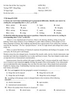 Kiem tra 45'''' so 2 lop 10 HK2