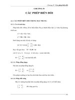 Chương 4: Các phép biến đổi doc