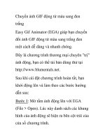 Chuyển ảnh GIF động từ màu sang đen trắng Easy doc