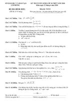 đề Toán tuyển sinh 10 Lâm Đồng