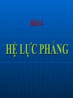 Bài 4: Hệ lực phẳng pps