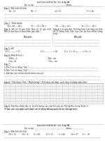 Bài tập cuối tuần